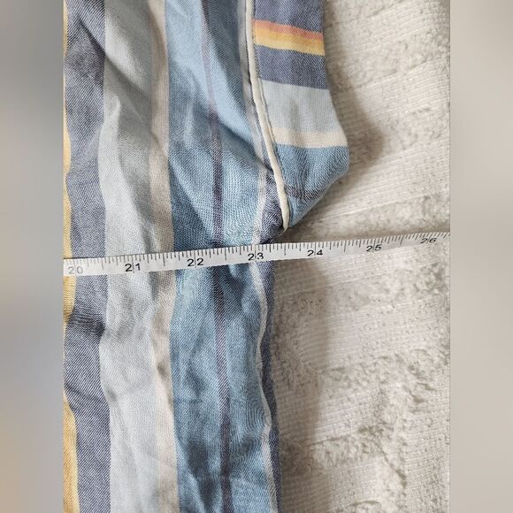 NWT madewell Solano Stripe colorblock pajama shirt - Picture 5 of 7